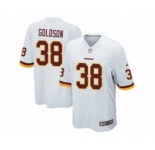 Men's Nike Washington Redskins #38 Dashon Goldson Game White NFL Jersey