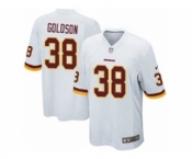 Men's Nike Washington Redskins #38 Dashon Goldson Game White NFL Jersey
