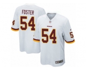 Men's Nike Washington Redskins #54 Mason Foster Game White NFL Jersey