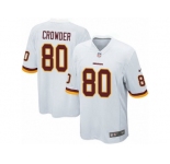 Men's Nike Washington Redskins #80 Jamison Crowder Game White NFL Jersey
