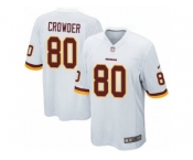 Men's Nike Washington Redskins #80 Jamison Crowder Game White NFL Jersey