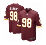 Men's Nike Washington Redskins #98 Matt Ioannidis Game Burgundy Red Team Color NFL Jersey