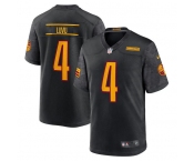 Mens Washington Commanders #4 Frankie Luvu Black Alternate Vapor Limited Jersey