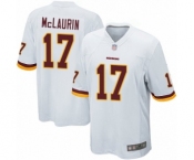 Men's Washington Redskins #17 Terry McLaurin Game White Football Jersey