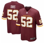 Men's Washington Redskins #52 Jamin Davis Nike Burgundy 2021 NFL Draft First Round Pick Game Jersey
