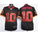nike nfl jerseys washington redskins #10 griffiniii black [game]