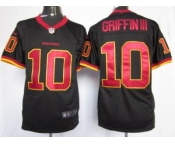 nike nfl jerseys washington redskins #10 griffiniii black [game]