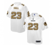 nike nfl jerseys washington redskins #23 hall Pro Line White[game]
