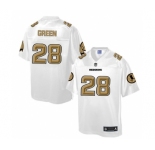 nike nfl jerseys washington redskins #28 green Pro Line White[game]