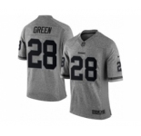 nike nfl jerseys washington redskins #28 green gray[game]