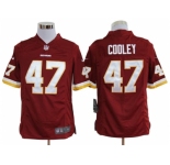 nike nfl jerseys washington redskins #47 cooley red[game]