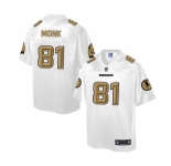 nike nfl jerseys washington redskins #81 monk Pro Line White[game]