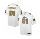 nike nfl jerseys washington redskins #91 kerrigan Pro Line White[game]