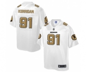 nike nfl jerseys washington redskins #91 kerrigan Pro Line White[game]