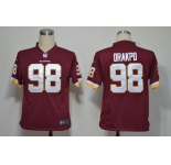 nike nfl jerseys washington redskins #98 brian orakpo red[game]
