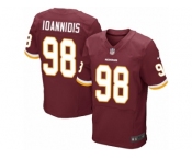 Men Nike Washington Redskins #98 Matthew Ioannidis Elite Burgundy Red Team Color NFL Jersey