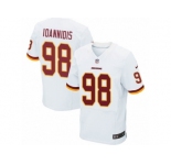 Men Nike Washington Redskins #98 Matthew Ioannidis Elite White NFL Jersey