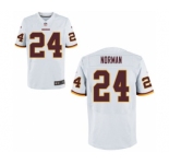 Men Washington Redskins #24 Josh Norman White Elite Jersey