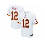 Men's Nike Washington Redskins #12 Colt McCoy Elite White NFL Jersey