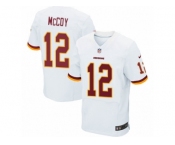 Men's Nike Washington Redskins #12 Colt McCoy Elite White NFL Jersey