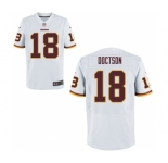 Men's Nike Washington Redskins #18 Josh Doctson Elite White NFL Jersey