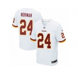 Men's Nike Washington Redskins #24 Josh Norman Elite White NFL Jersey