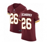 Men's Nike Washington Redskins #26 Orlando Scandrick Burgundy Red Team Color Vapor Untouchable Elite Player NFL Jersey