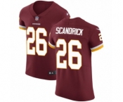 Men's Nike Washington Redskins #26 Orlando Scandrick Burgundy Red Team Color Vapor Untouchable Elite Player NFL Jersey