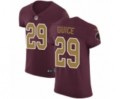 Men's Nike Washington Redskins #29 Derrius Guice Burgundy Red Alternate Vapor Untouchable Elite Player NFL Jersey
