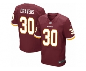 Men's Nike Washington Redskins #30 Su'a Cravens Elite Burgundy Red Team Color NFL Jersey
