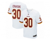 Men's Nike Washington Redskins #30 Su'a Cravens Elite White NFL Jersey