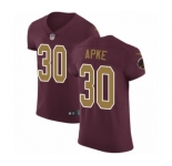 Men's Nike Washington Redskins #30 Troy Apke Burgundy Red Alternate Vapor Untouchable Elite Player NFL Jersey