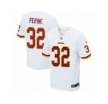 Men's Nike Washington Redskins #32 Samaje Perine Elite White NFL Jersey