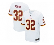 Men's Nike Washington Redskins #32 Samaje Perine Elite White NFL Jersey