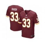 Men's Nike Washington Redskins #33 Sammy Baugh Elite Burgundy Red Team Color NFL Jersey