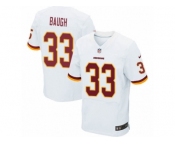 Men's Nike Washington Redskins #33 Sammy Baugh Elite White NFL Jersey