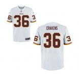 Men's Nike Washington Redskins #36 Su'a Cravens Elite White NFL Jersey