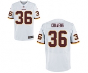 Men's Nike Washington Redskins #36 Su'a Cravens Elite White NFL Jersey