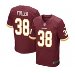 Men's Nike Washington Redskins #38 Kendall Fuller Elite Burgundy Red Team Color NFL Jersey