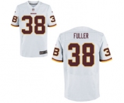 Men's Nike Washington Redskins #38 Kendall Fuller Elite White NFL Jersey