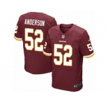 Men's Nike Washington Redskins #52 Ryan Anderson Elite Burgundy Red Team Color NFL Jersey