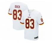 Men's Nike Washington Redskins #83 Brian Quick Elite White NFL Jersey