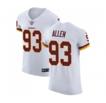 Men's Nike Washington Redskins #93 Jonathan Allen White Vapor Untouchable Elite Player NFL Jersey