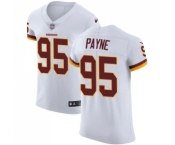 Men's Nike Washington Redskins #95 Da'Ron Payne White Vapor Untouchable Elite Player NFL Jersey