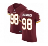 Men's Nike Washington Redskins #98 Matt Ioannidis Burgundy Red Team Color Vapor Untouchable Elite Player NFL Jersey