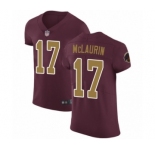 Men's Washington Redskins #17 Terry McLaurin Burgundy Red Alternate Vapor Untouchable Elite Player Football Jersey