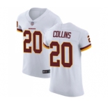 Men's Washington Redskins #20 Landon Collins White Vapor Untouchable Elite Player Football Jersey