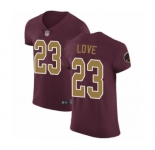 Men's Washington Redskins #23 Bryce Love Burgundy Red Alternate Vapor Untouchable Elite Player Football Jersey