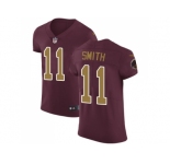 Nike Washington Redskins #11 Alex Smith Burgundy Red Alternate Men Stitched NFL Vapor Untouchable Elite Jersey