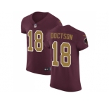 Nike Washington Redskins #18 Josh Doctson Burgundy Red Alternate Men Stitched NFL Vapor Untouchable Elite Jersey
